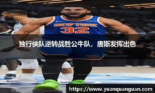 独行侠队逆转战胜公牛队，唐斯发挥出色