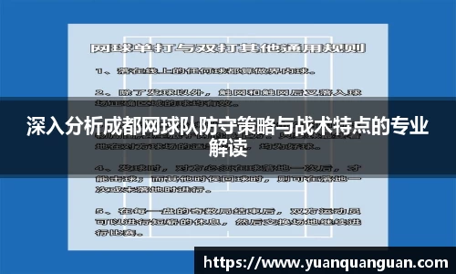 深入分析成都网球队防守策略与战术特点的专业解读