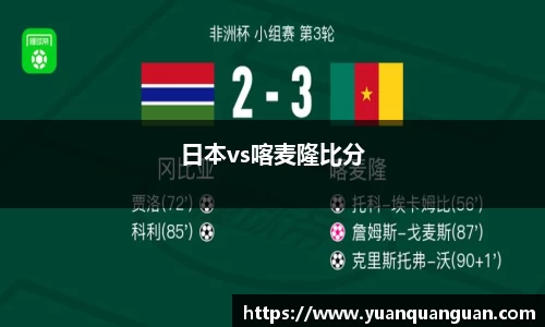 日本vs喀麦隆比分
